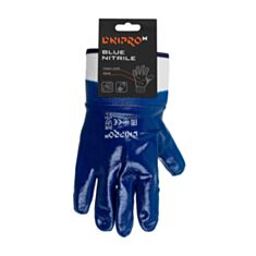 Перчатки Dnipro-M Blue Nitrile маслобензостойкие размер 10 - фото