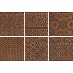 Плитка Imola Ceramica Wood Voyages R декор 16,5*16,5 см коричневая - фото