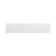 Плинтус Омис МДФ белый гладкий 80*19*2400 мм - фото