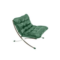 Крісло м'яке Leonardo Rombo зелене - фото