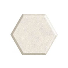 Плитка для стін Paradyz Space Dust Grys HEX STR A 17,1*19,8 см біла - фото