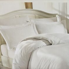 Комплект постельного белья Nazenin Bamboo Satin Line Beyaz 2*160*220 - фото