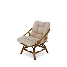 Крісло з подушкою 0113 O олива Calamus Rotan - фото