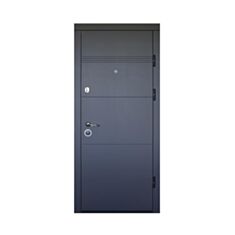 Двери металлические Министерство Дверей ПК-188/193 антрацит/беж 86*205 см правые с зеркалом - фото