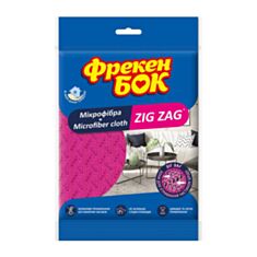 Салфетка для уборки Фрекен Бок из микрофибры Zig Zag 1 шт - фото