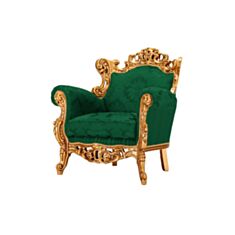 Кресло Луара зеленый - фото