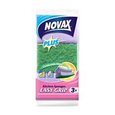 Губки кухонні Novax 0304NVP 3 шт  - фото