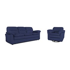 Комплект м'яких меблів Сан-Ремо синій - фото