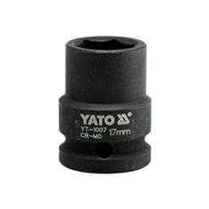 Головка торцева шестигранна ударна Yato YT-1007 1/2" 17 мм - фото