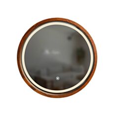 Зеркало Luxury Wood Perfection SLIM LED Cognac 60 см - фото