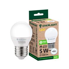 Лампа светодиодная Enerlight G45 5W E27 4100K - фото
