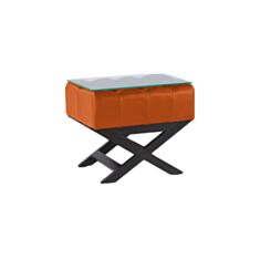 Столик прикроватный DLS Рубенс оранжевый - фото