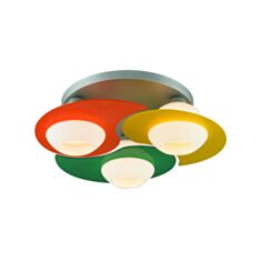 Светильник потолочный Altalusse INL-9291C-03 Silver & Green Yellow Orange - фото