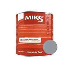 Эмаль алкидная Miks color ПФ-266 для пола серая 0,9 кг - фото