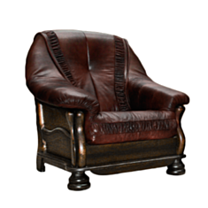 Кресло Bourgogne 1 коричневое - фото