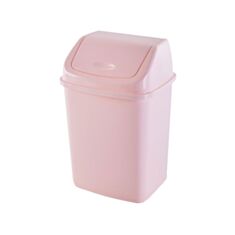 Ведро для мусора Алеана 5 л светло-розовый - фото