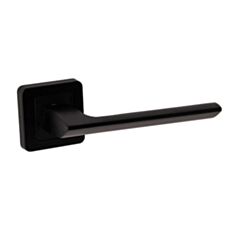 Ручка дверная на розетте Code Deco H-22105-A-BLM черная матовая - фото