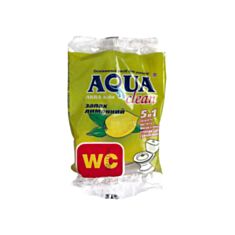 Туалетний ароматизатор Aqua clean  40 г лимонний - фото