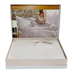 Комплект постільної білизни Maison Dor Helena White 200*220 см - фото
