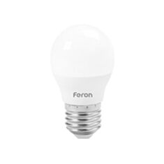 Лампа світлодіодна Feron LB-745 G45 230V 6W E27 4000K 3 шт - фото