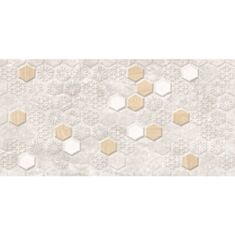 Плитка для стен Golden Tile Zen Hexagons ZN1061 30*60 см бежевая - фото