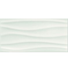 Плитка для стін Opoczno White Glossy Wave Str 29,7*60 см - фото