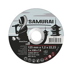 Диск шлифовальный по металлу Virok 60V127 Samurai 125*22,23*1,2 мм - фото