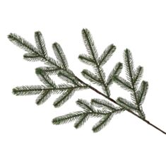 Декоративна новорічна гілка Bonadi Лоренца UT1-151 на 5 гілочок 50 см - фото