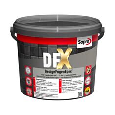 Фуга Sopro DFX 1208 эпоксидная бетон-серый 14 3 кг - фото