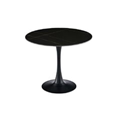 Стол обеденный Vetro TM-325 90 см black onix/black - фото
