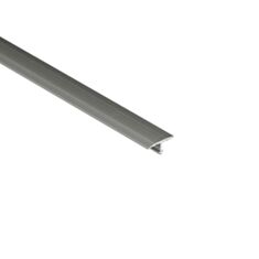 Порог алюминиевый Алюсервис ПАА-3283 Т18 18*8 мм 1,8 м серебряный - фото