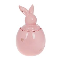 Банка керамическая BonaDi 972-838 Кролик 2,3 л розовая - фото