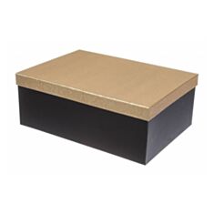 Подарункова коробка LaPrida 74-841 13,5*9*6,3 см чорна - фото