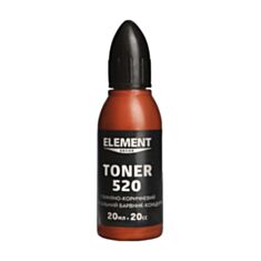 Барвник Element Decor Toner 520 глиняно-коричневий 20 мл - фото