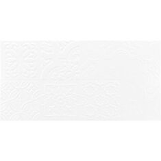 Плитка для стін Golden Tile Tutto Bianco patchwork сатин G50161 декор 30*60 см біла - фото
