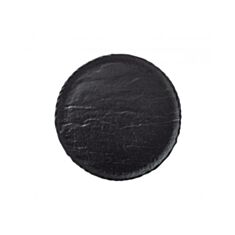 Тарелка круглая Wilmax Sandstone Black WL 661125/А 23 см - фото