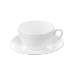 Чашка чайна з блюдцем Wilmax WL 993191/AB 400 мл - фото