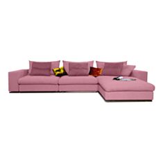 Диван угловой Злата мебель Монте-Карло розовый - фото