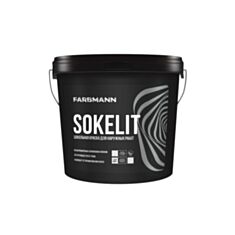 Фасадная краска Farbmann Sokelit база LA для цоколя белая 0,9 л - фото