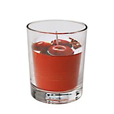 Свеча ароматическая Candy Light AG в стакане вишневая косточка - фото