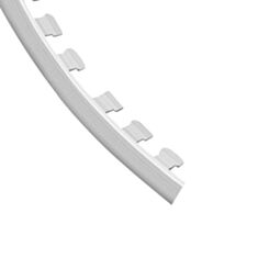 Профіль гнучкий ТІС АПГ12-с27 17*12 мм 2,7 м срібло - фото
