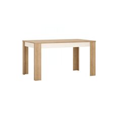 Стол раскладной деревянный Lyon LYOT04 белый/дуб ривьера - фото