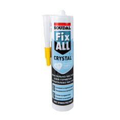 Клей-герметик Soudal FixAll кристалл 290 мл - фото
