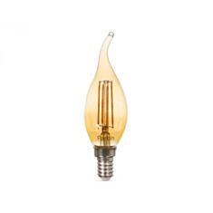 Лампа світлодіодна Feron Filam LB-159 CF37 230V 6W E14 2700К золото - фото