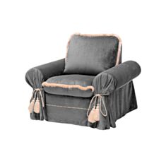 Кресло Элизабет серый - фото