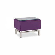 Столик прикроватный DLS Ван дер Роэ фиолетовый - фото