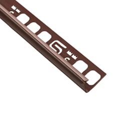 Кутник для плитки Salag 09 внутрішній 12 мм світло-коричневий - фото