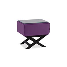 Столик до ліжка DLS Гоген фіолетовий - фото