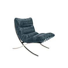 Кресло мягкое Leonardo Linea сизое - фото