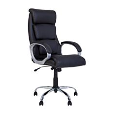 Крісло для керівників Nowy Styl Delta Eco-30 Anyfix CHR68 P чорне - фото